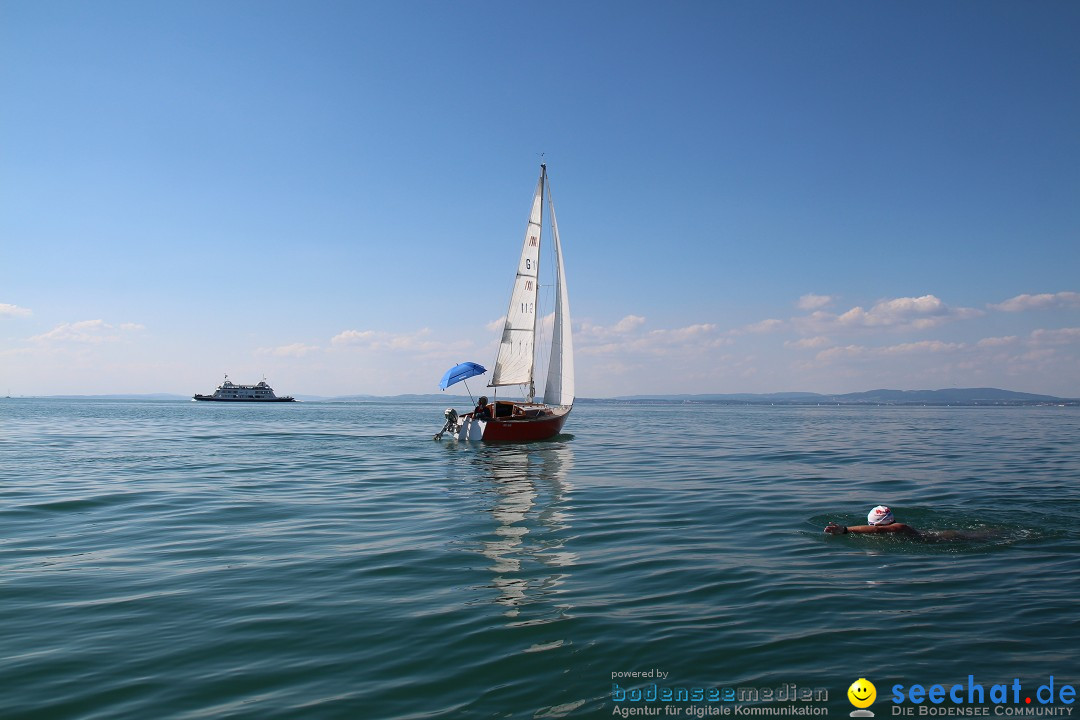 Wigald Boning durchquert den Bodensee: Friedrichshafen, 16.07.2014