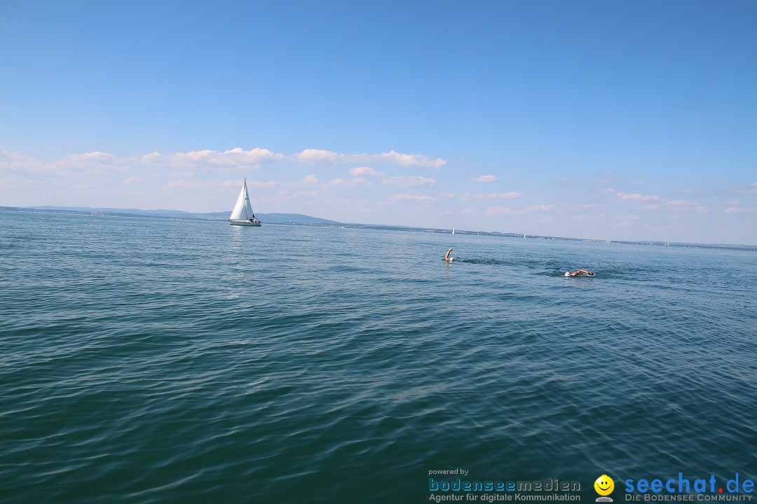 Wigald Boning durchquert den Bodensee: Friedrichshafen, 16.07.2014