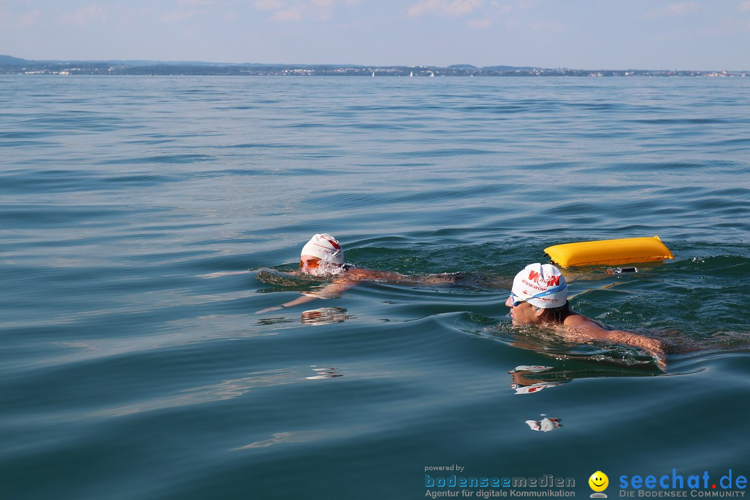 Wigald Boning durchquert den Bodensee: Friedrichshafen, 16.07.2014