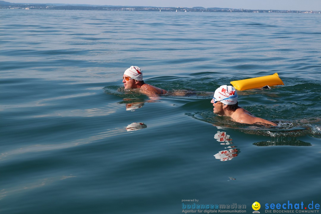 Wigald Boning durchquert den Bodensee: Friedrichshafen, 16.07.2014