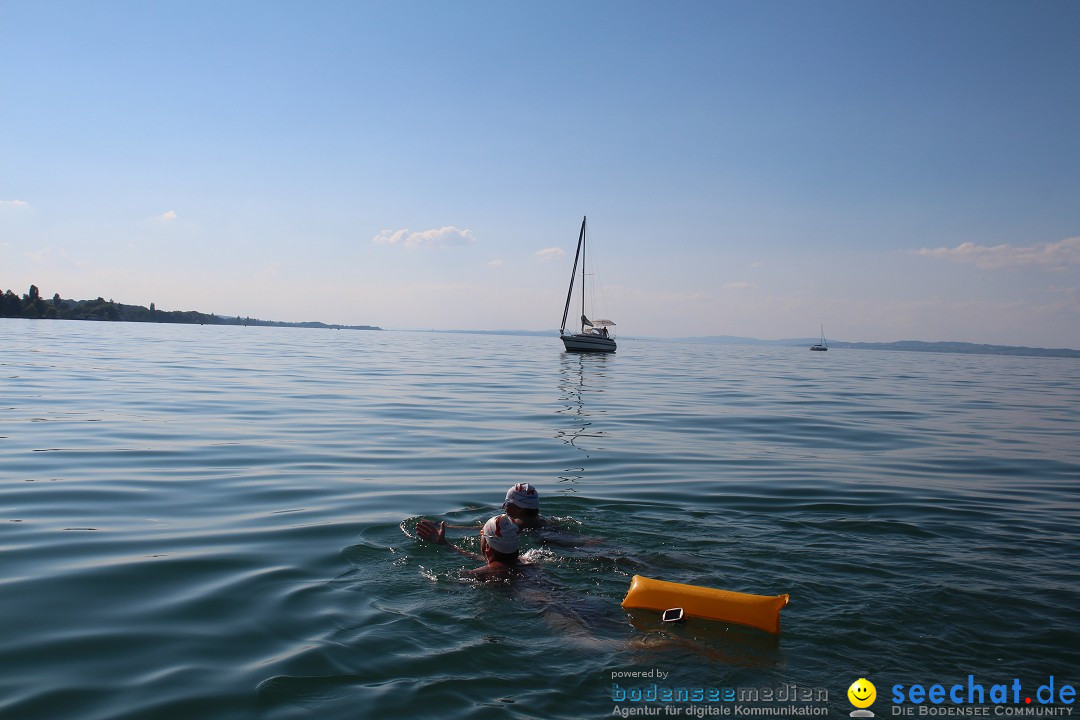 Wigald Boning durchquert den Bodensee: Friedrichshafen, 16.07.2014