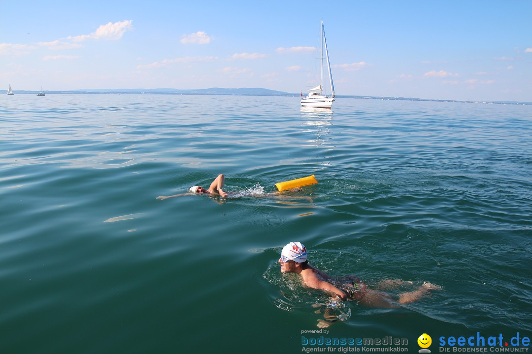 Wigald Boning durchquert den Bodensee: Friedrichshafen, 16.07.2014