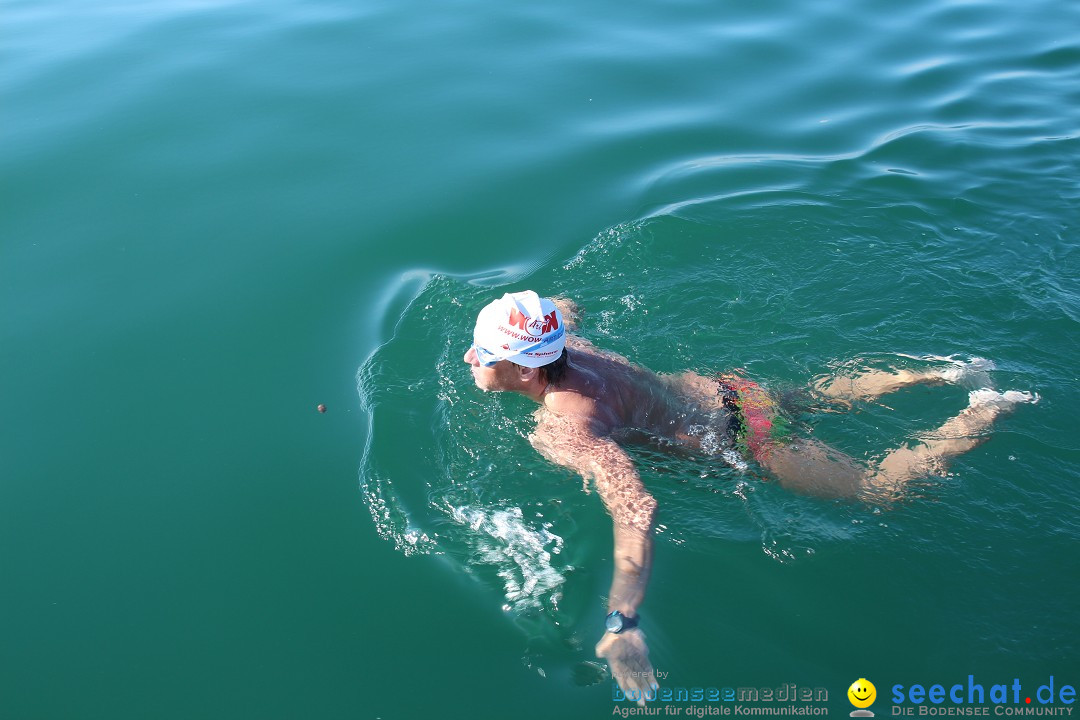 Wigald Boning durchquert den Bodensee: Friedrichshafen, 16.07.2014