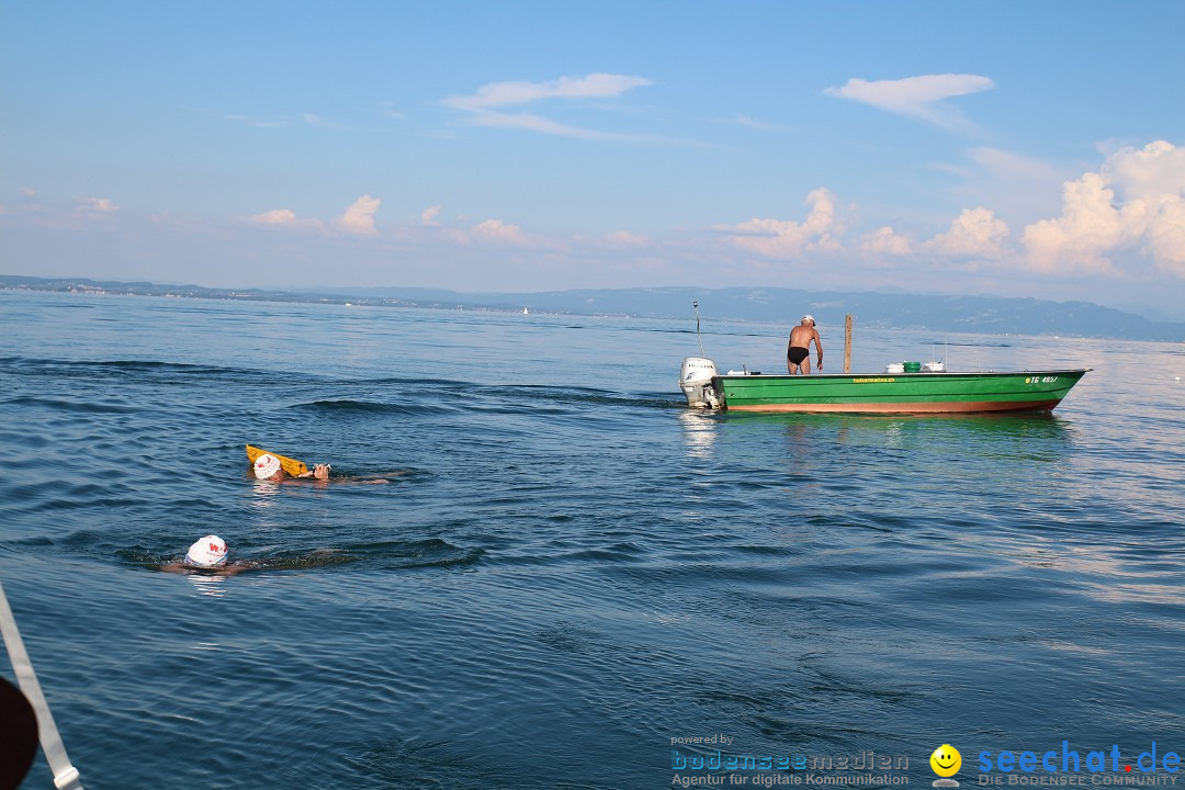 Wigald Boning durchquert den Bodensee: Friedrichshafen, 16.07.2014