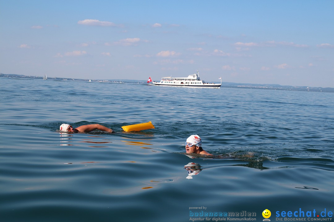 Wigald Boning durchquert den Bodensee: Friedrichshafen, 16.07.2014