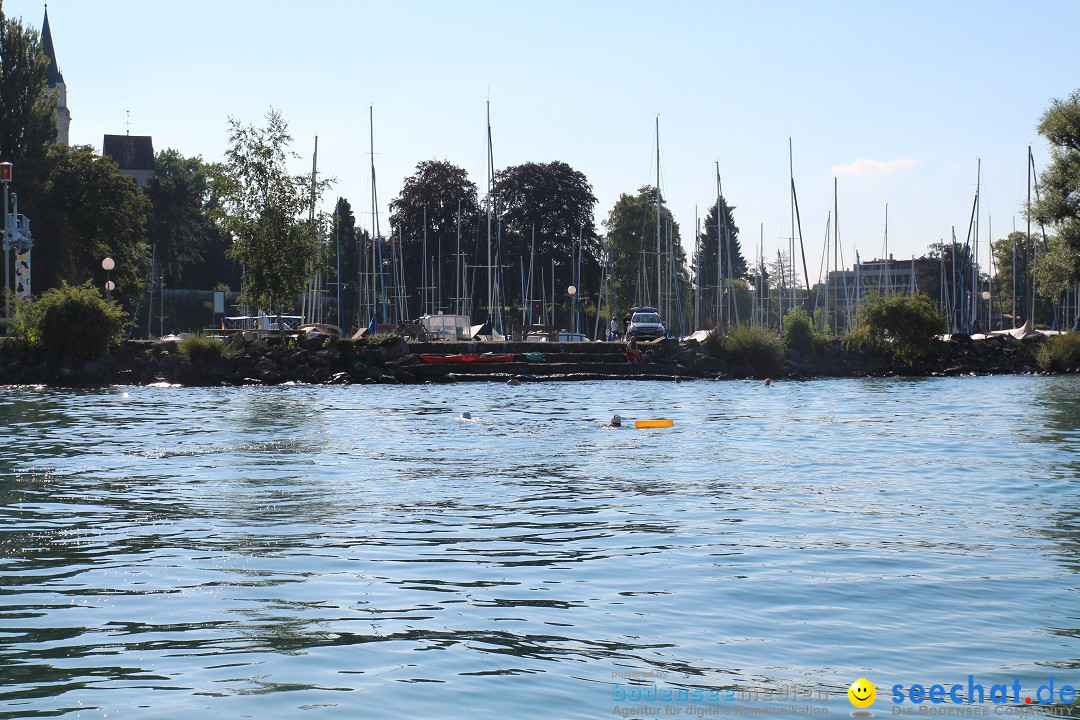 Wigald Boning durchquert den Bodensee: Friedrichshafen, 16.07.2014