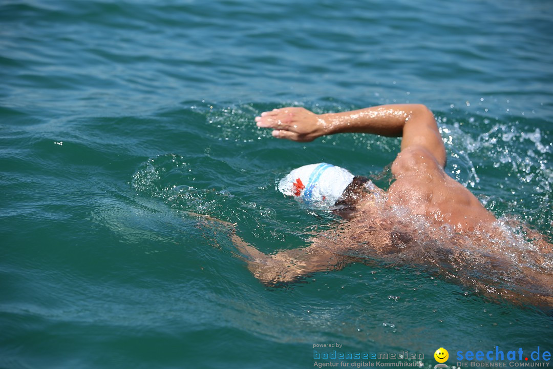 Wigald Boning durchquert den Bodensee: Friedrichshafen, 16.07.2014