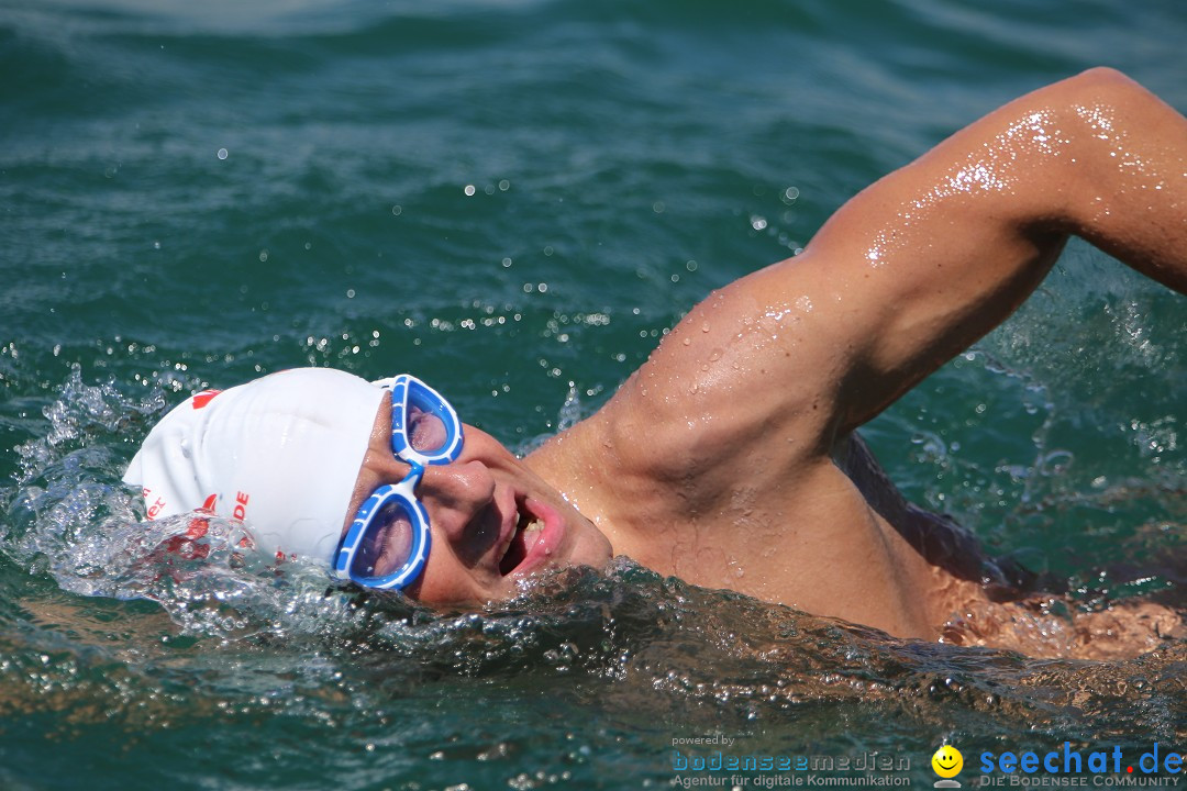 Wigald Boning durchquert den Bodensee: Friedrichshafen, 16.07.2014