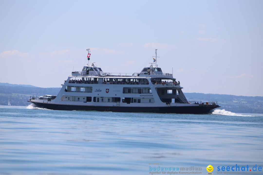 Wigald Boning durchquert den Bodensee: Friedrichshafen, 16.07.2014