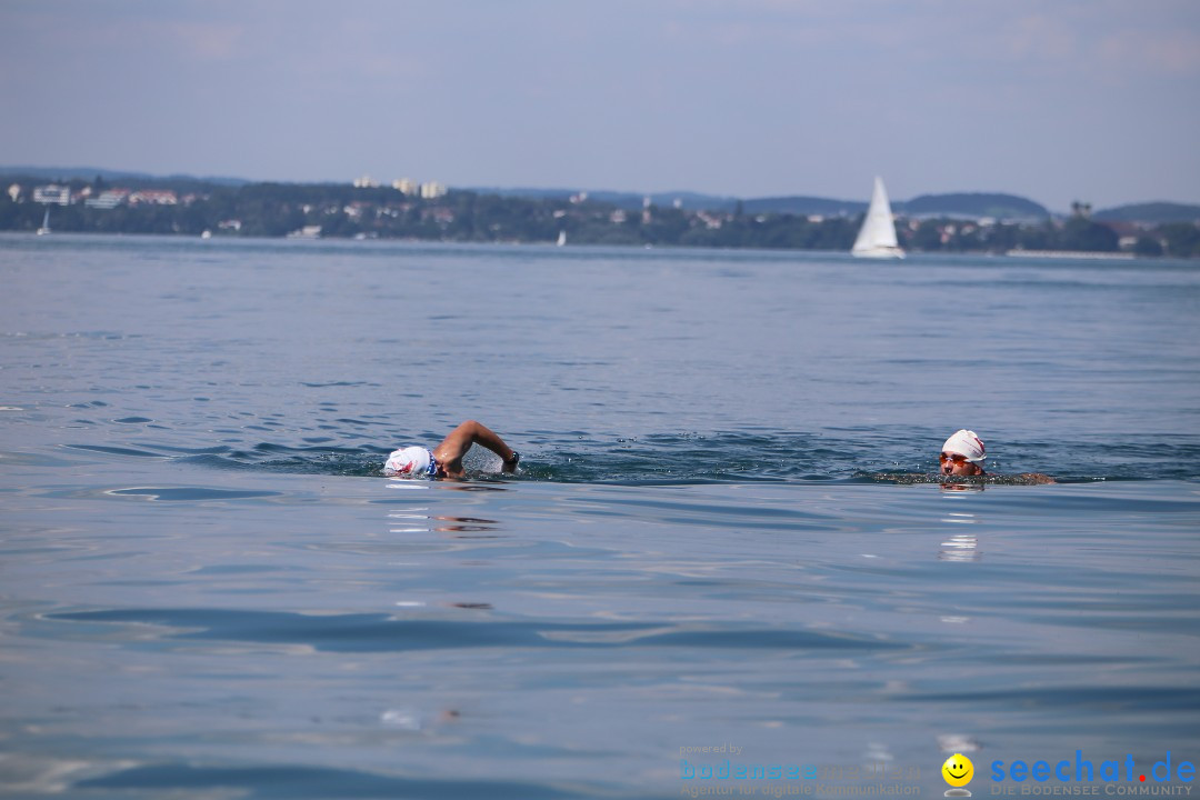 Wigald Boning durchquert den Bodensee: Friedrichshafen, 16.07.2014