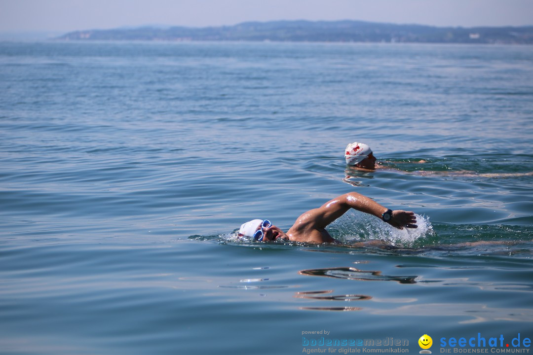 Wigald Boning durchquert den Bodensee: Friedrichshafen, 16.07.2014