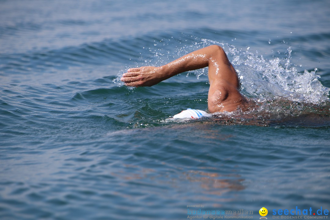 Wigald Boning durchquert den Bodensee: Friedrichshafen, 16.07.2014