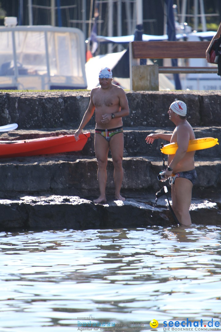 Wigald Boning durchquert den Bodensee: Friedrichshafen, 16.07.2014