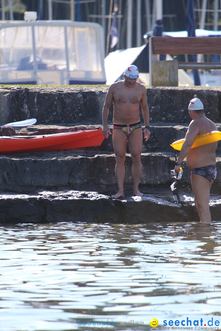 Wigald Boning durchquert den Bodensee: Friedrichshafen, 16.07.2014