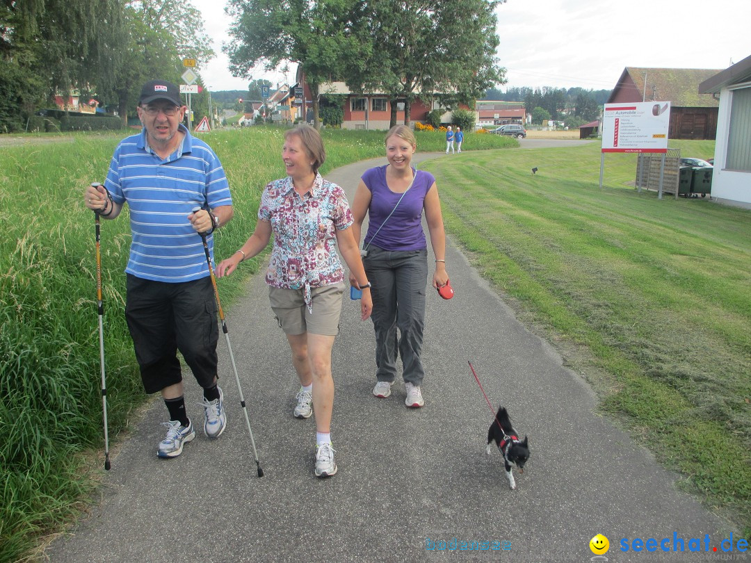 Volksmarsch 10KM und 5KM: Zizenhausen am Bodensee, 20.07.2014