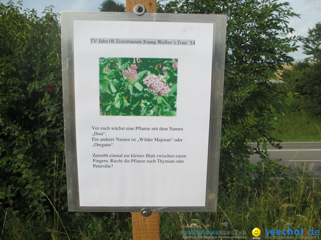 Volksmarsch 10KM und 5KM: Zizenhausen am Bodensee, 20.07.2014