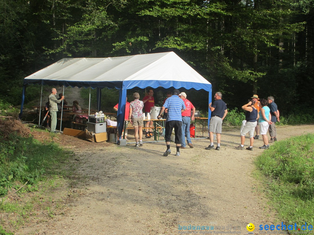 Volksmarsch 10KM und 5KM: Zizenhausen am Bodensee, 20.07.2014