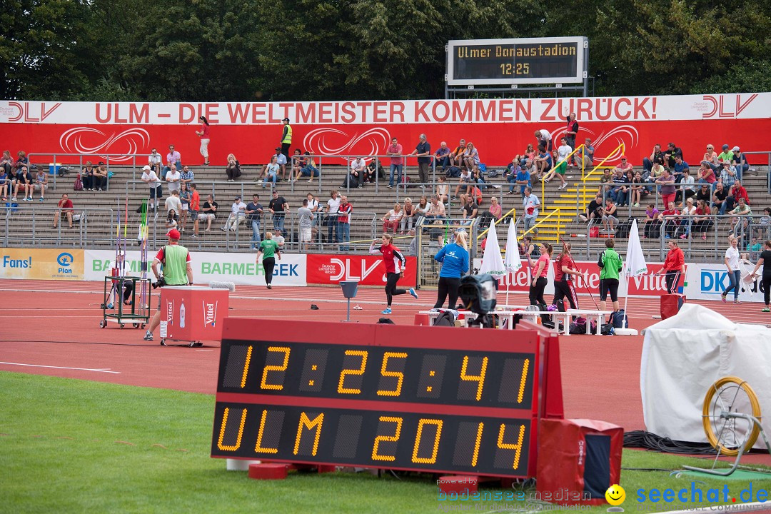 Deutsche Leichtathletik-Meisterschaften 2014: Ulm an der Donau, 27.07.2014