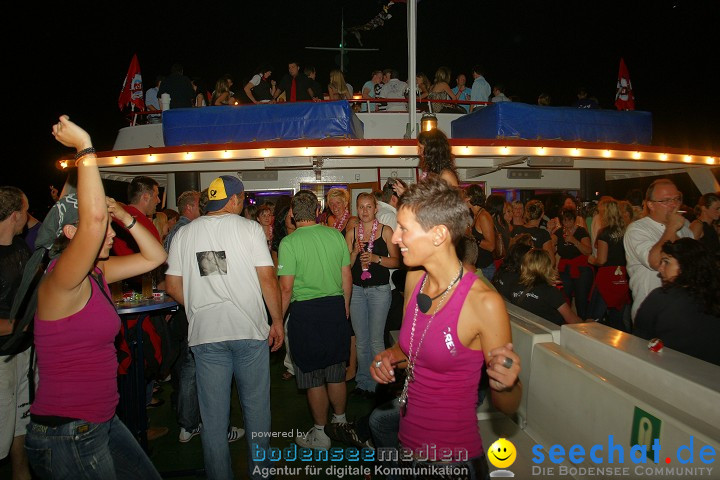 Partyschiff - Edenparty am 15.08.2009 in Friedrichshafen