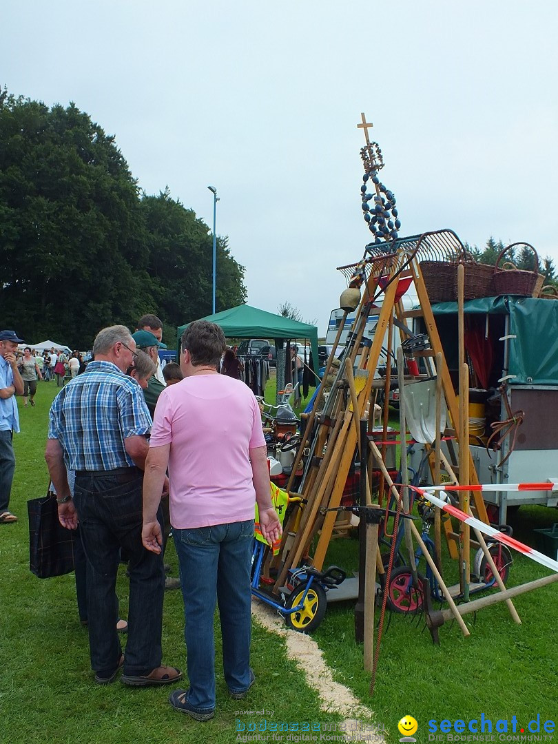 Flohmarkt und Fest: Oggelshausen in Oberschwaben, 02.08.2014