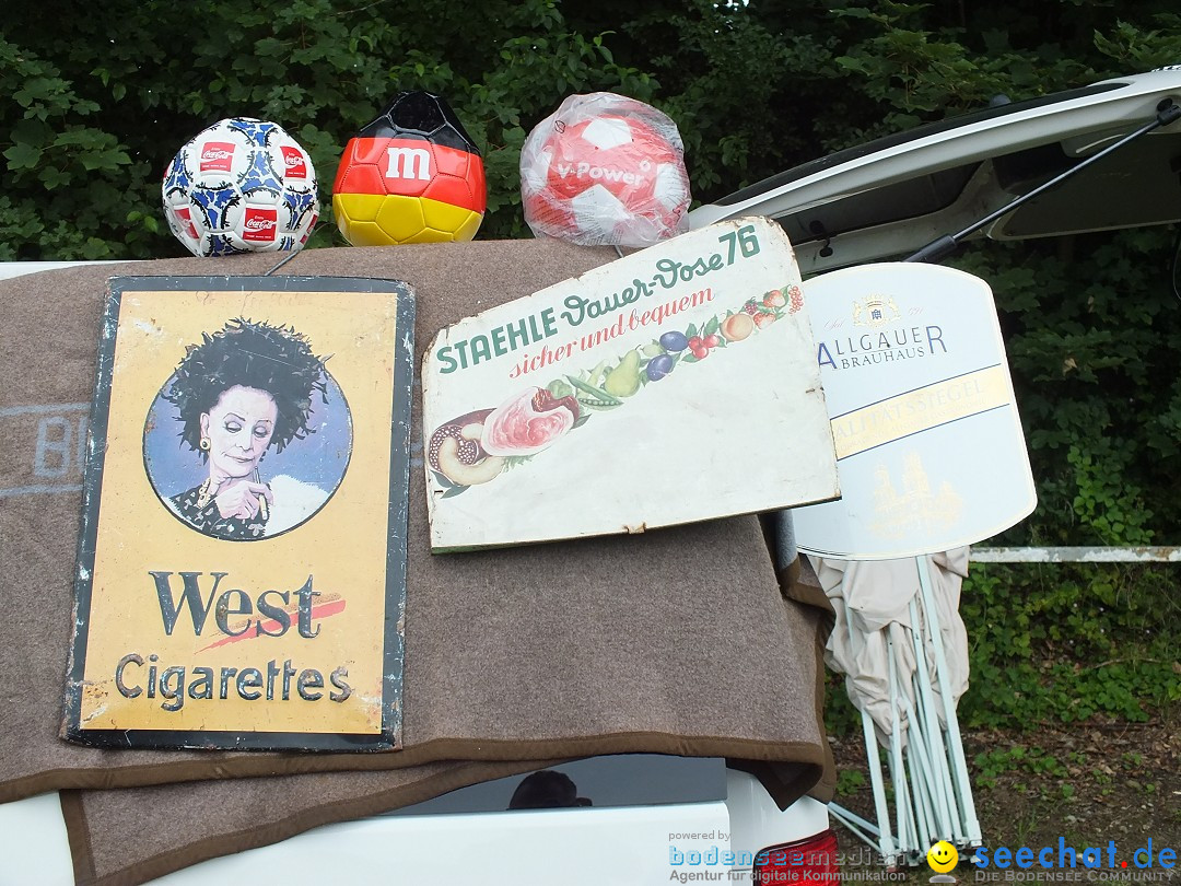 Flohmarkt und Fest: Oggelshausen in Oberschwaben, 02.08.2014