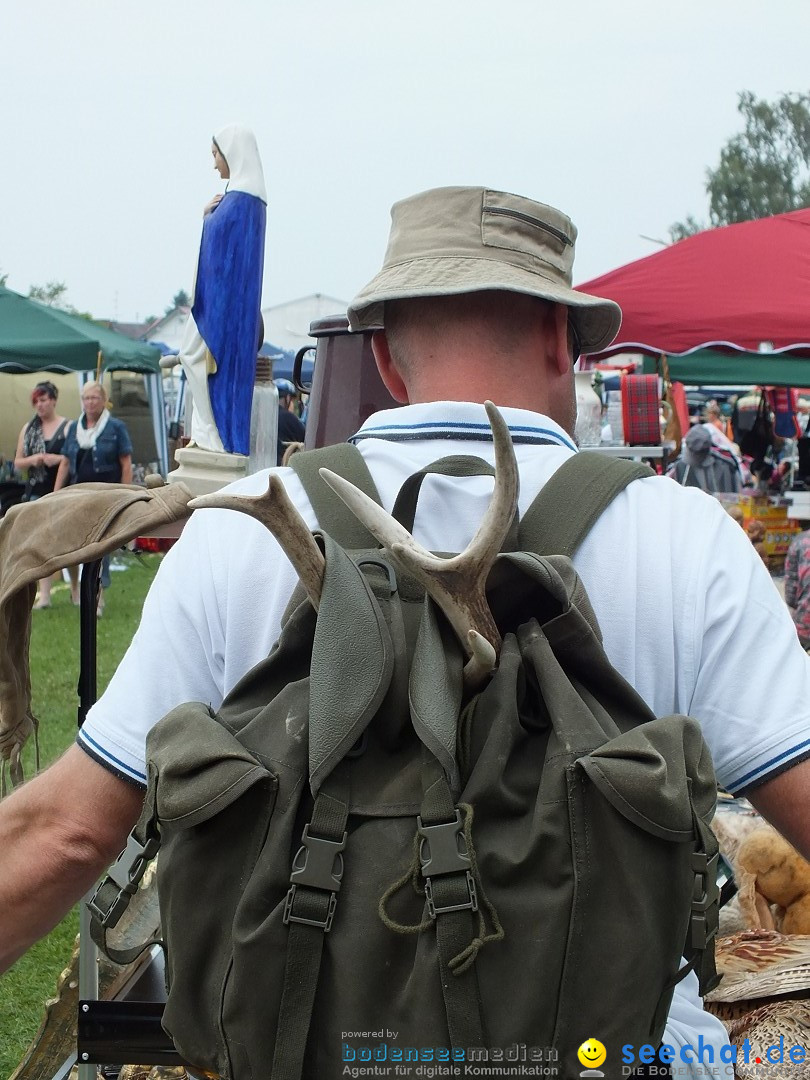 Flohmarkt und Fest: Oggelshausen in Oberschwaben, 02.08.2014