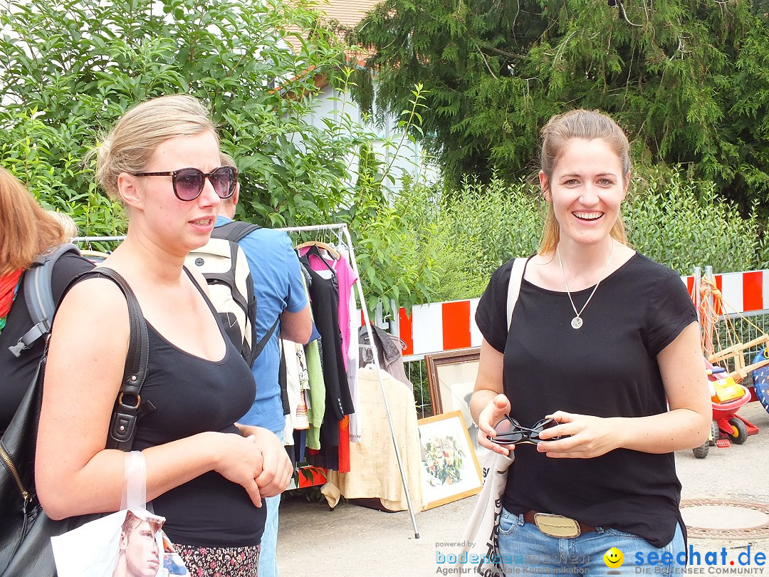 Flohmarkt und Fest: Oggelshausen in Oberschwaben, 02.08.2014