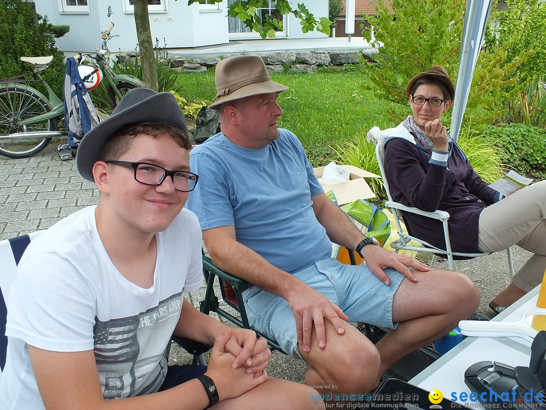 Flohmarkt und Fest: Oggelshausen in Oberschwaben, 02.08.2014