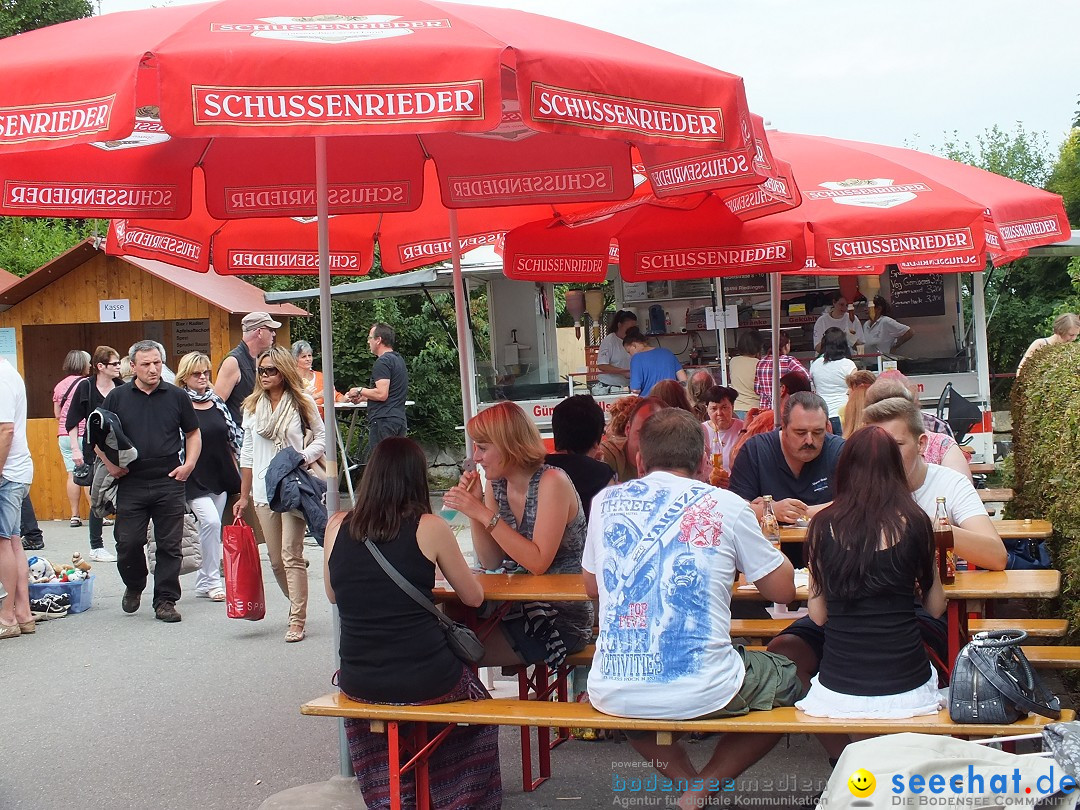 Flohmarkt und Fest: Oggelshausen in Oberschwaben, 02.08.2014