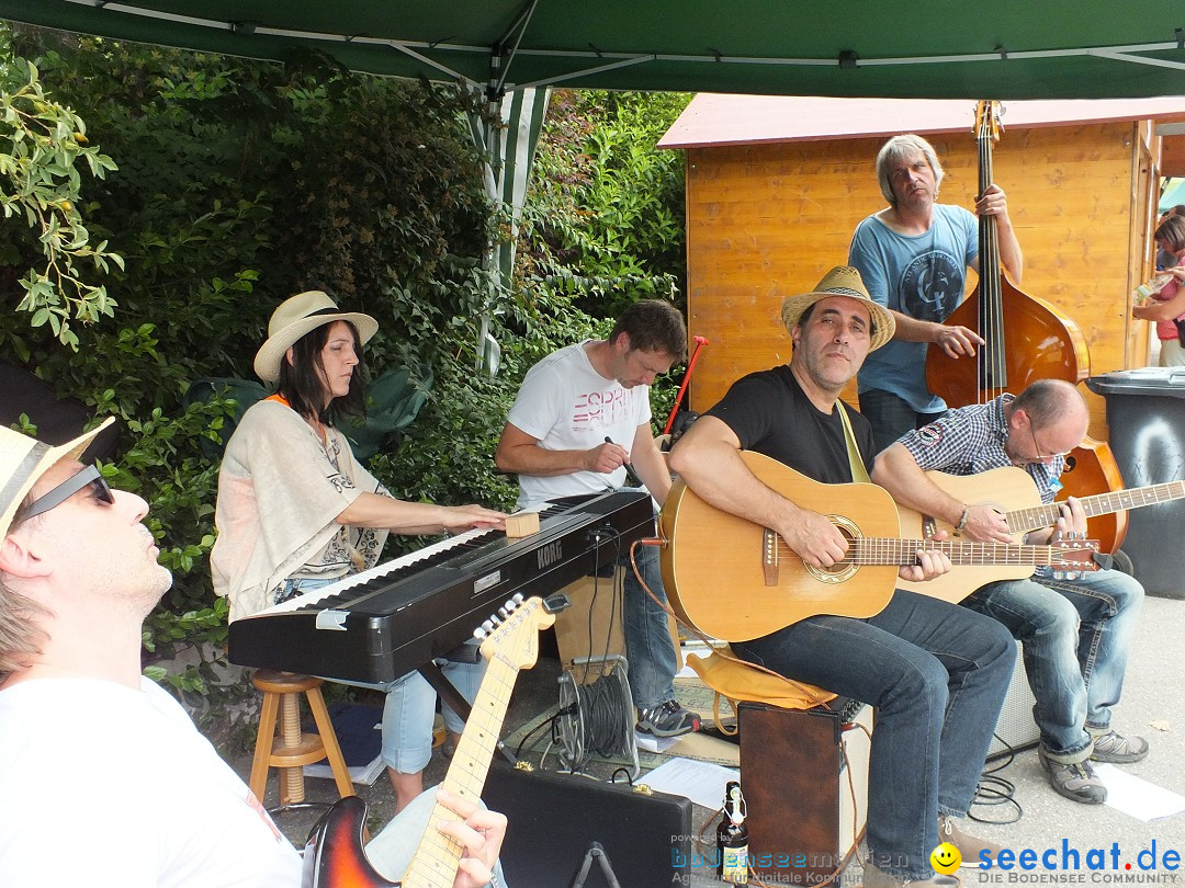 Flohmarkt und Fest: Oggelshausen in Oberschwaben, 02.08.2014