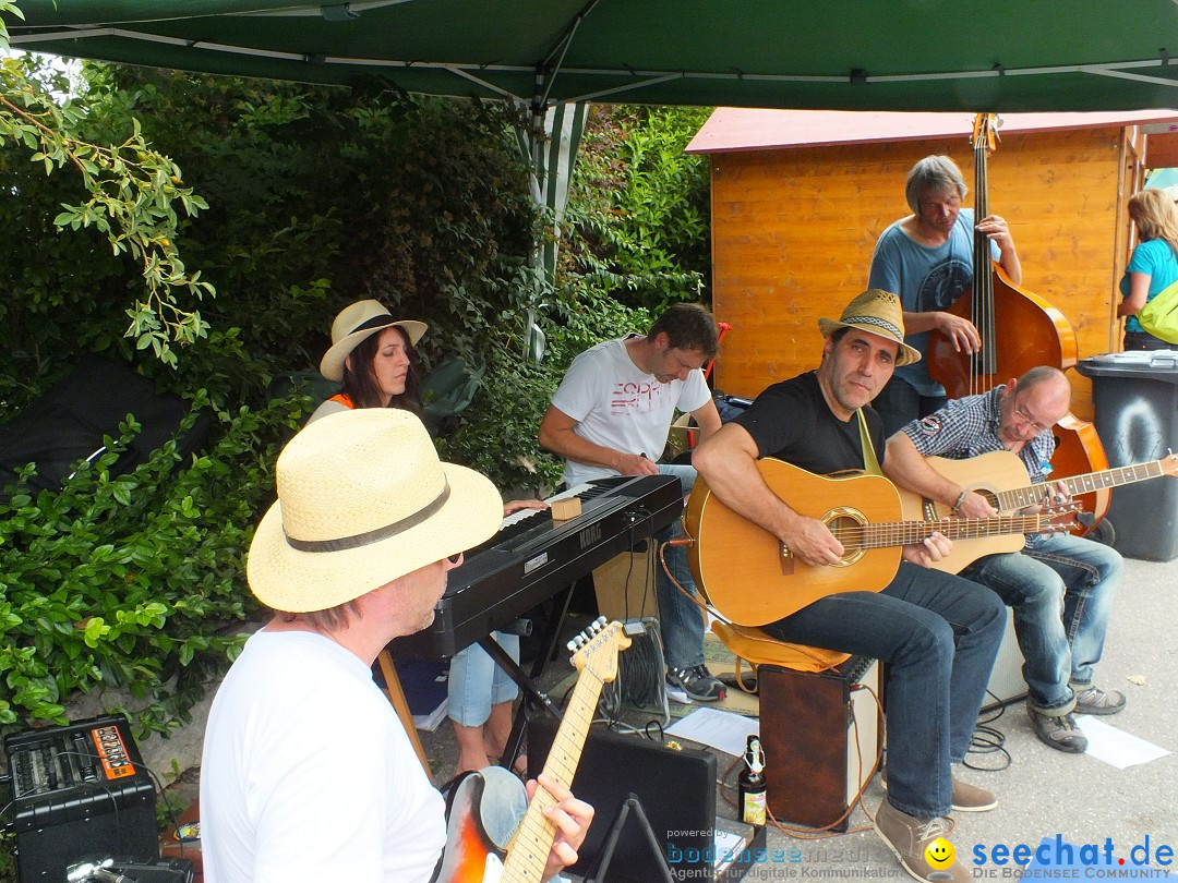 Flohmarkt und Fest: Oggelshausen in Oberschwaben, 02.08.2014