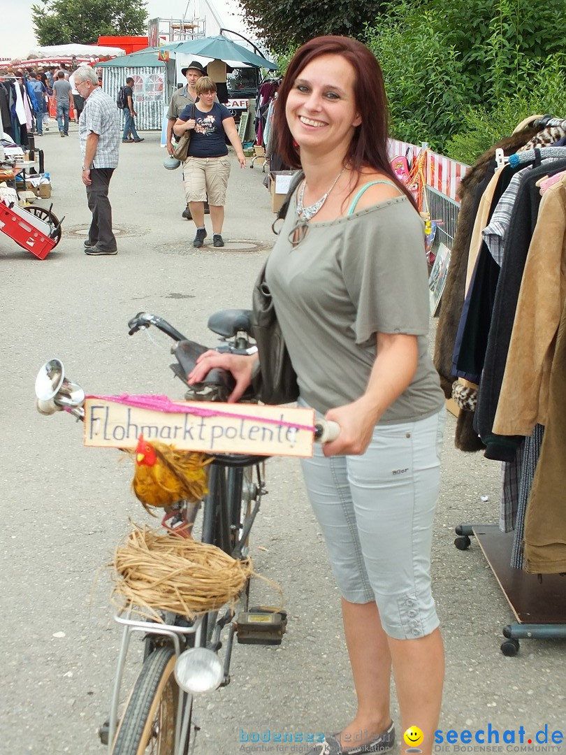 Flohmarkt und Fest: Oggelshausen in Oberschwaben, 02.08.2014