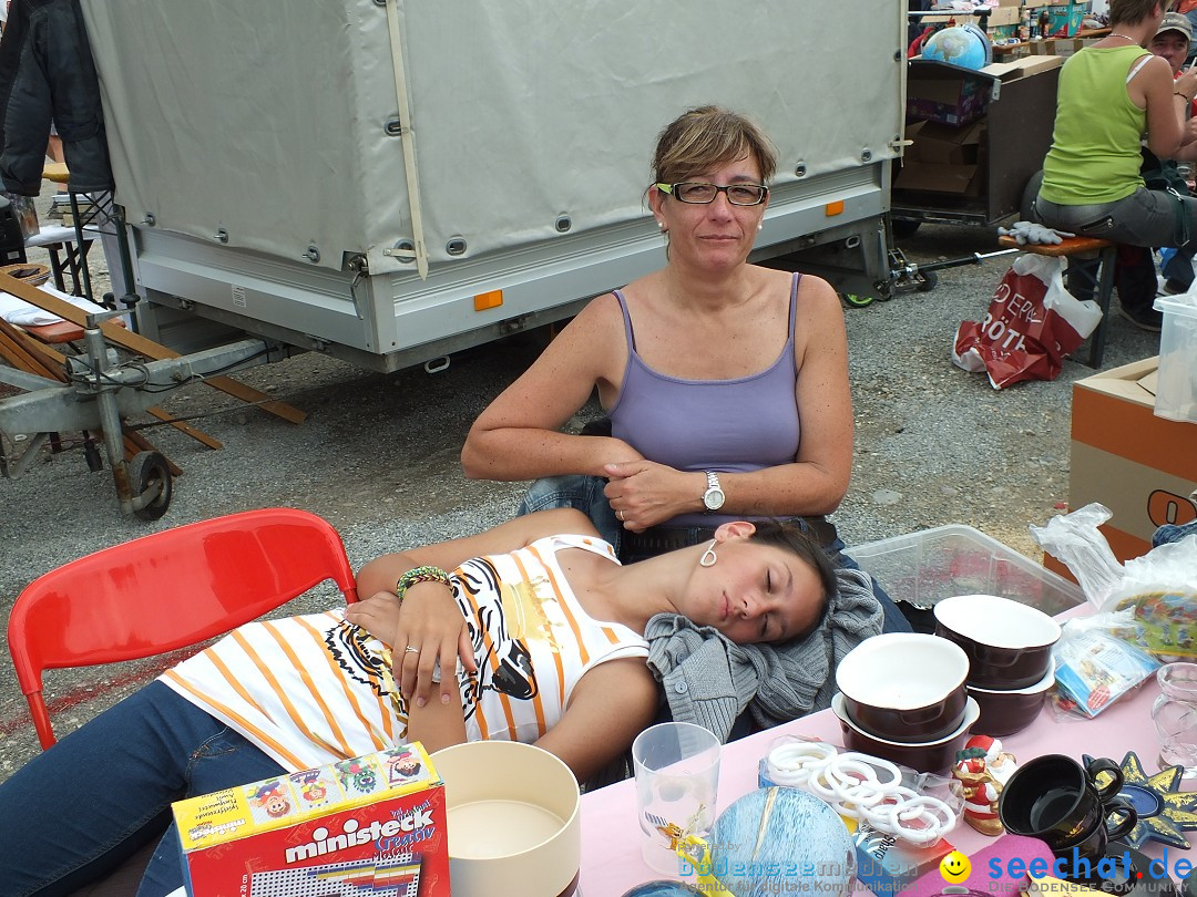 Flohmarkt und Fest: Oggelshausen in Oberschwaben, 02.08.2014