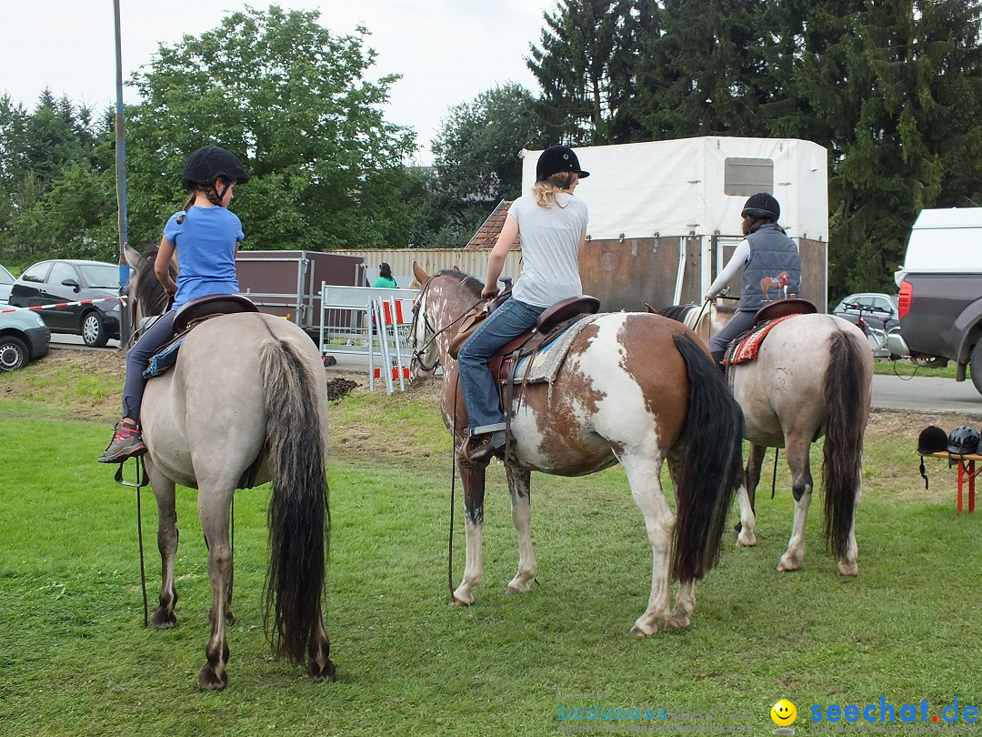 Flohmarkt und Fest: Oggelshausen in Oberschwaben, 02.08.2014