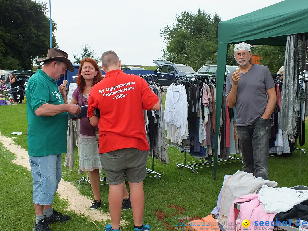 Flohmarkt und Fest: Oggelshausen in Oberschwaben, 02.08.2014