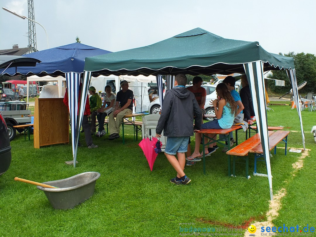 Flohmarkt und Fest: Oggelshausen in Oberschwaben, 02.08.2014