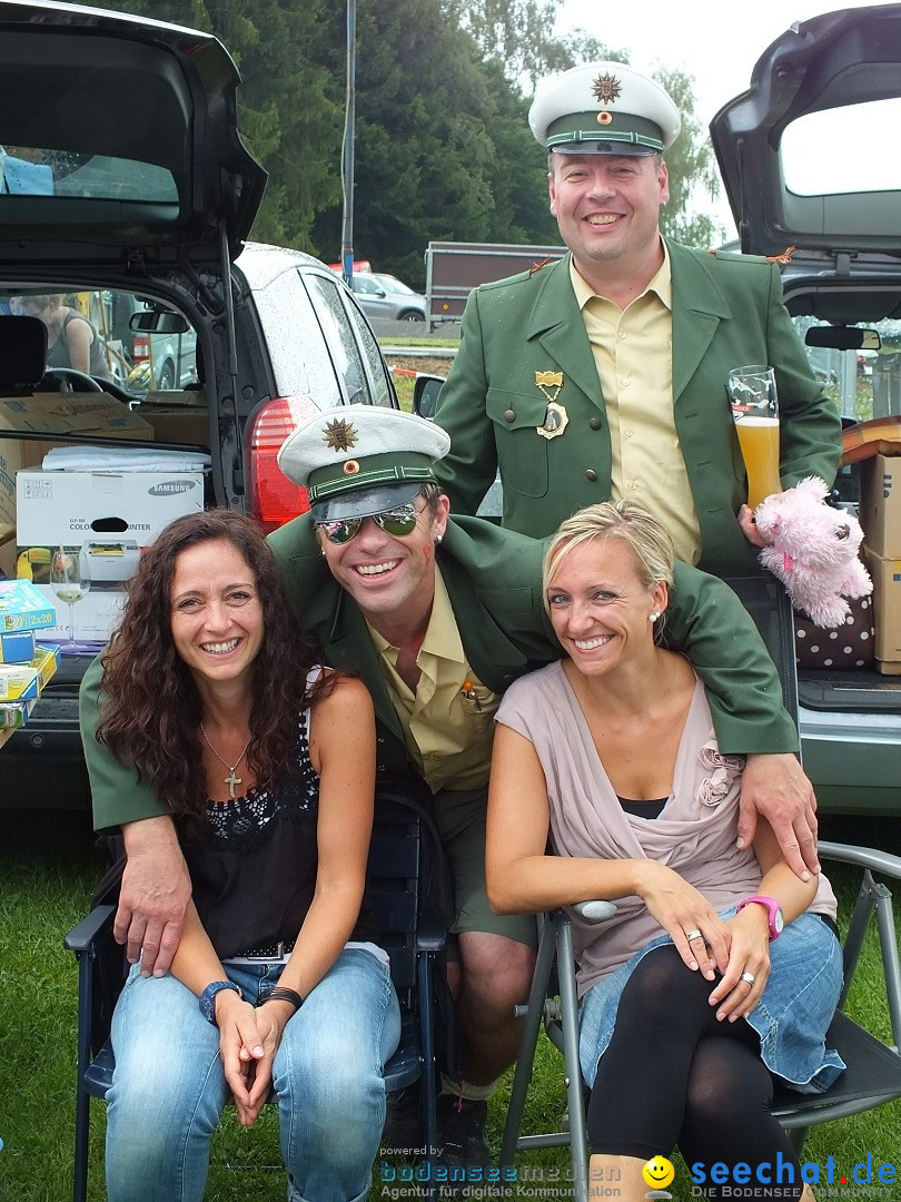 Flohmarkt und Fest: Oggelshausen in Oberschwaben, 02.08.2014