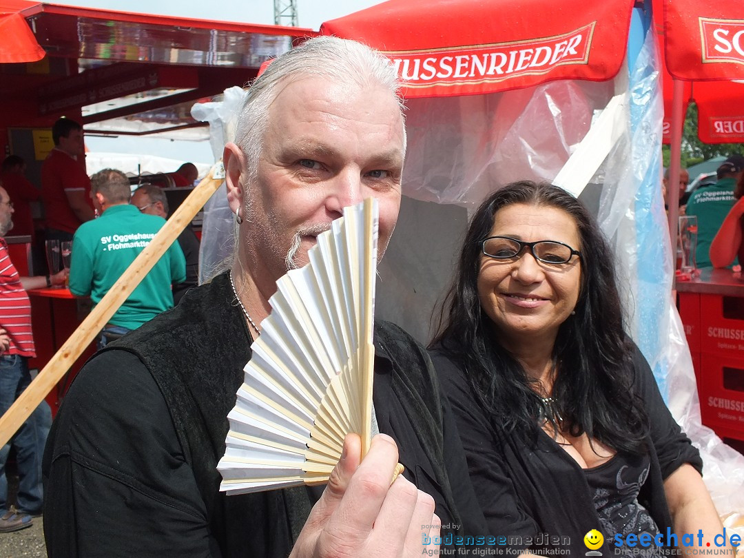 Flohmarkt und Fest: Oggelshausen in Oberschwaben, 02.08.2014