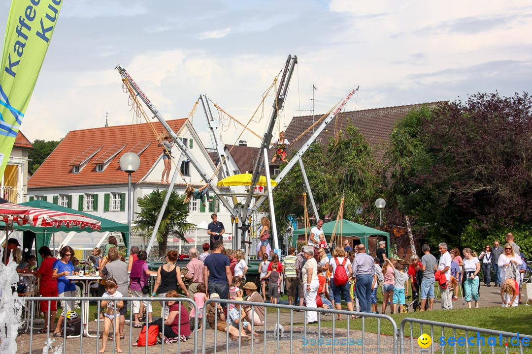 Uferfest und Fischerstechen: Langenargen am Bodensee, 03.08.2014