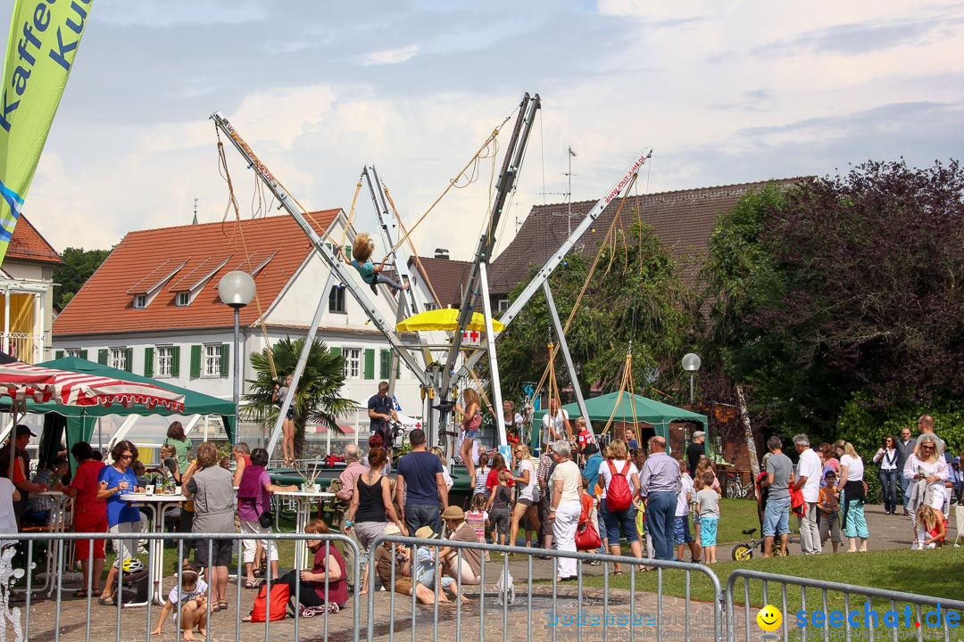 Uferfest und Fischerstechen: Langenargen am Bodensee, 03.08.2014