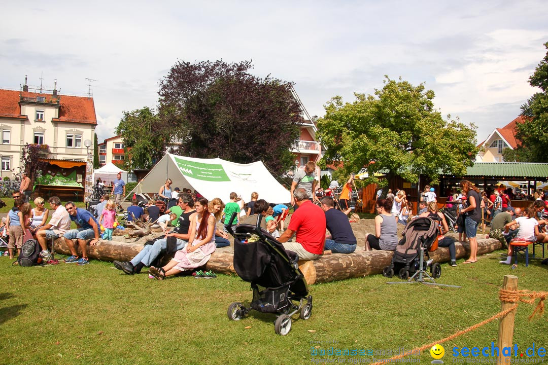 Uferfest und Fischerstechen: Langenargen am Bodensee, 03.08.2014