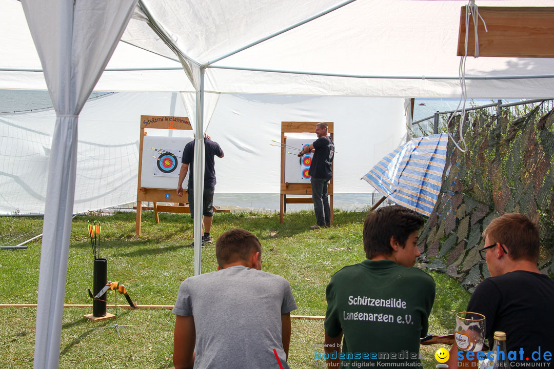 Uferfest und Fischerstechen: Langenargen am Bodensee, 03.08.2014