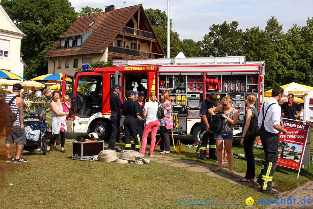 Uferfest und Fischerstechen: Langenargen am Bodensee, 03.08.2014