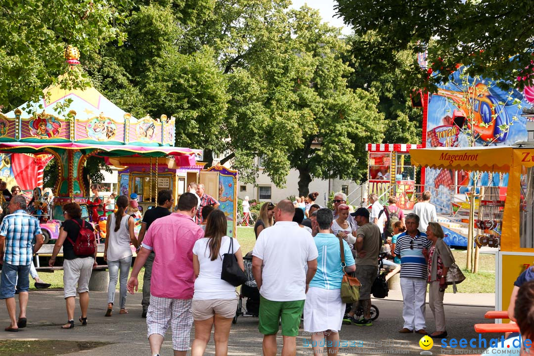 Uferfest und Fischerstechen: Langenargen am Bodensee, 03.08.2014