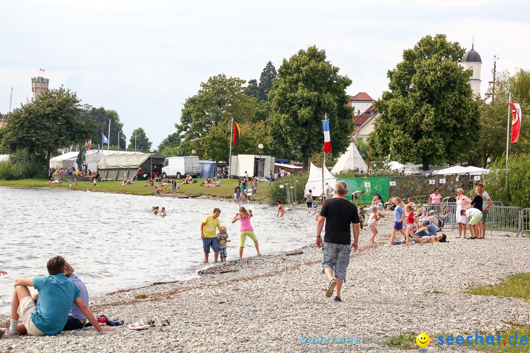 Uferfest und Fischerstechen: Langenargen am Bodensee, 03.08.2014