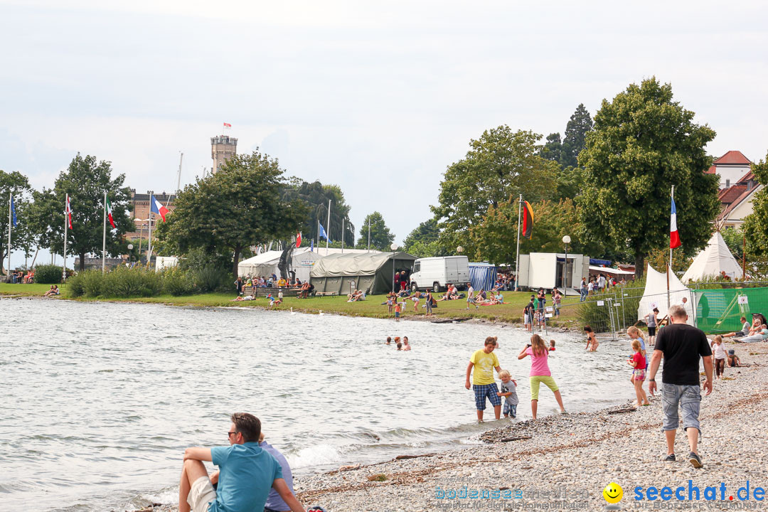 Uferfest und Fischerstechen: Langenargen am Bodensee, 03.08.2014