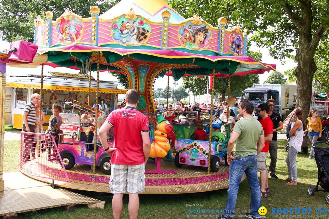 Uferfest und Fischerstechen: Langenargen am Bodensee, 03.08.2014