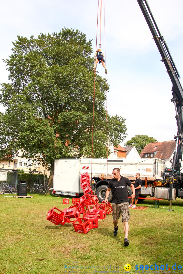 Uferfest und Fischerstechen: Langenargen am Bodensee, 03.08.2014