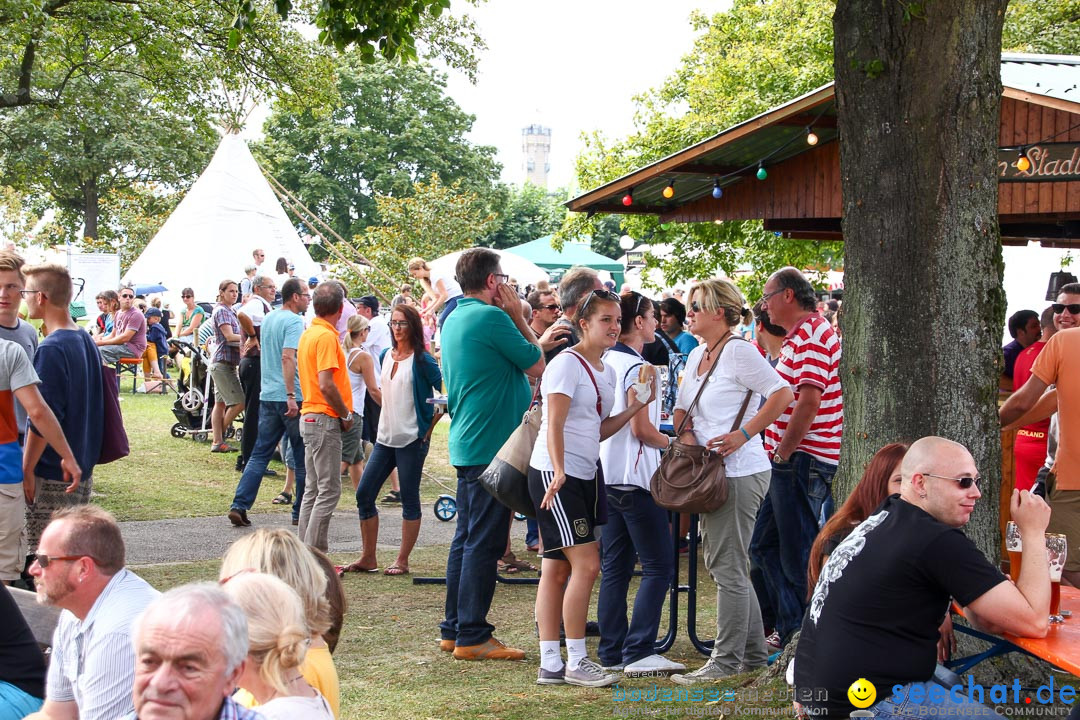 Uferfest und Fischerstechen: Langenargen am Bodensee, 03.08.2014