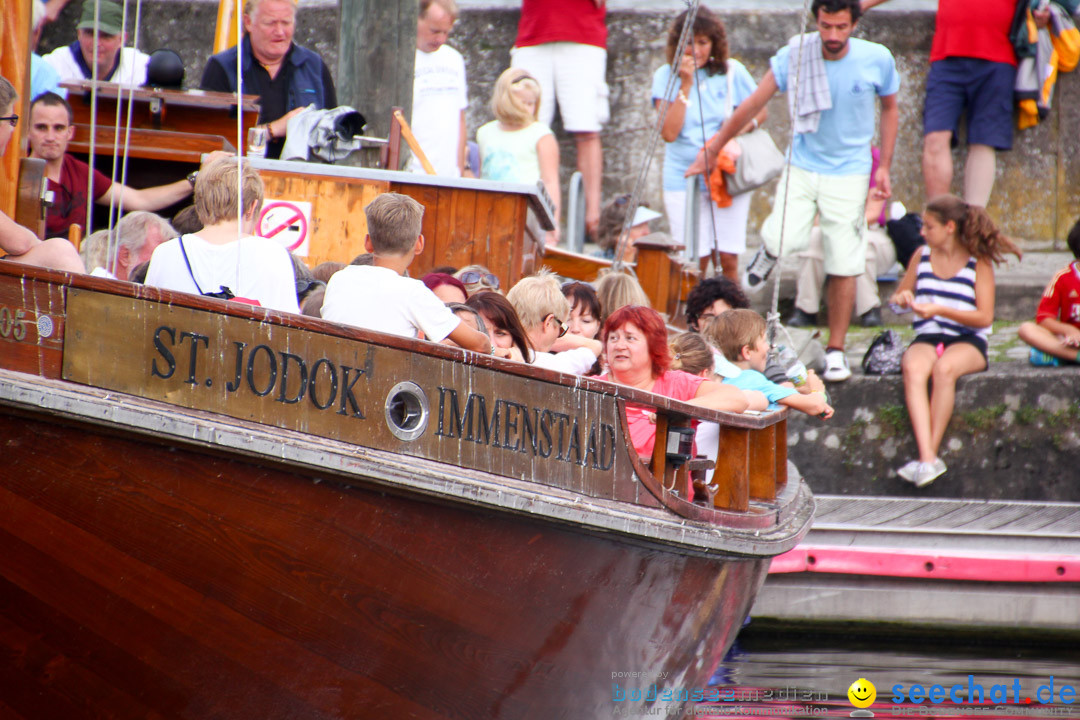 Uferfest und Fischerstechen: Langenargen am Bodensee, 03.08.2014